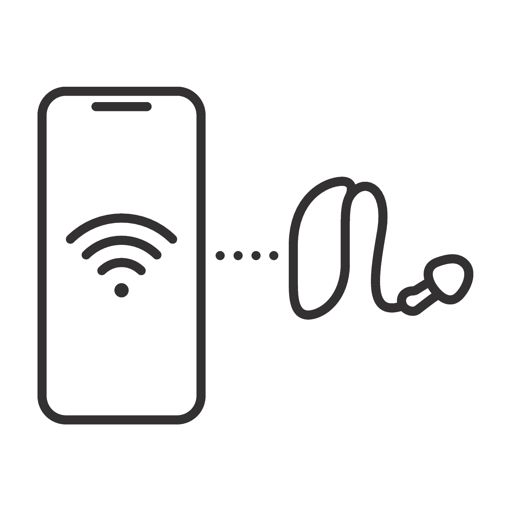 phone pairing icon